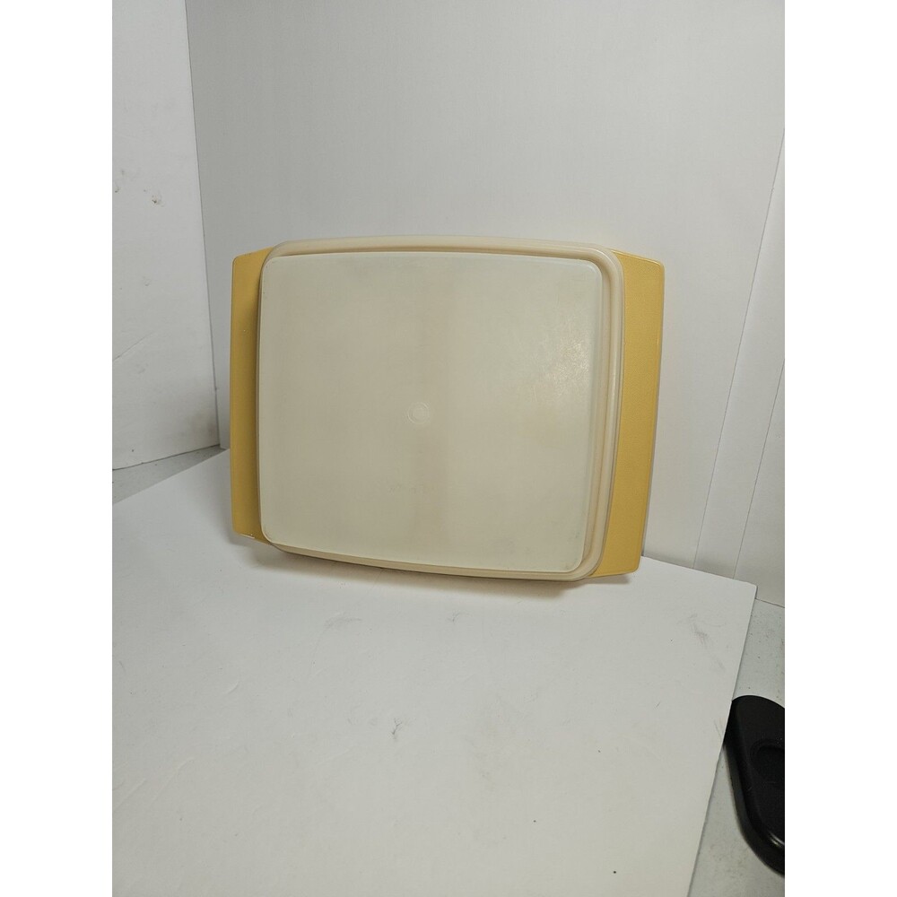 VINTAGE Tupperware Deviled Egg Carrier Saver Tote Travel Holder 16 Eggs